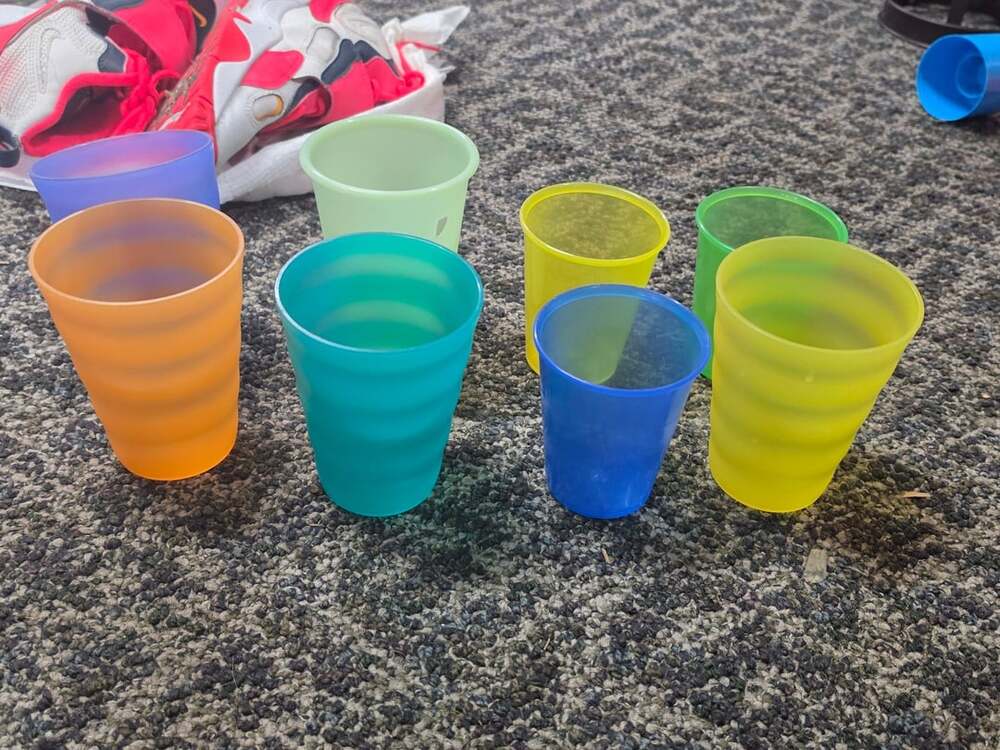 Ikea Plastic Tumbler Set Of 8 Colorful Drinking Cups
